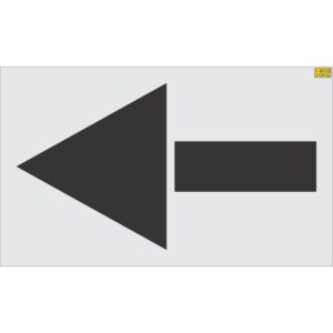72" Chick-Fil-a Straight Arrow Stencil