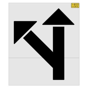 78" Chick-Fil-a Turn Arrow Stencil