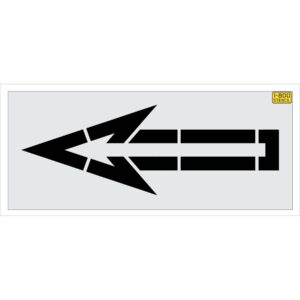 76" Sams Club Straight Open Arrow Stencil