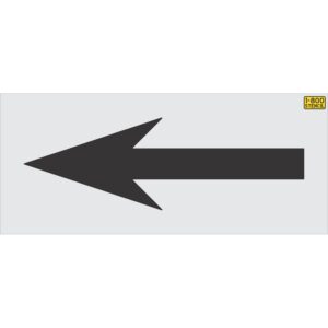 72" Bike Lane Straight Arrow Stencil