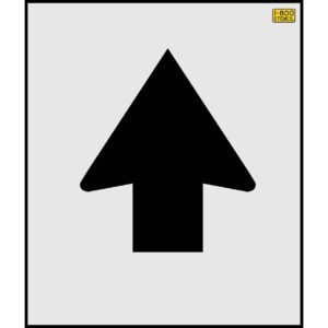 9" Cincinnati DOT Small Straight Arrow Stencil