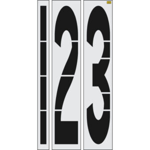 96" Dallas DOT Number Stencil Kit