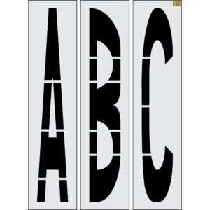 100" Montana DOT Alphabet Kit Stencil