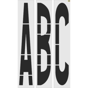 100" North Carolina DOT Alphabet Kit Stencil
