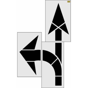 153" North Dakota DOT Combo Arrow Stencil