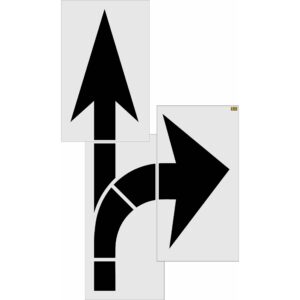 153" New Hampshire DOT Combo Arrow Stencil
