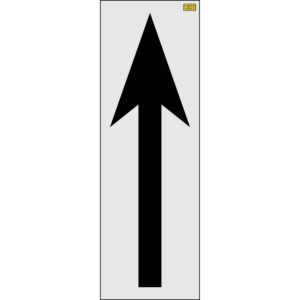 72" New Jersey DOT Straight Arrow Stencil