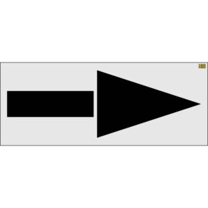 112" New York DOT Straight Arrow Stencil