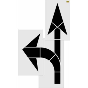 156" Ohio DOT Combo Arrow Stencil