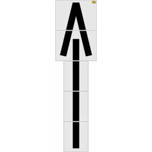 288" Oregon DOT Wrong Way Arrow Stencil