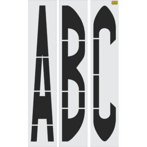 96" x 16" Pennsylvania DOT Alphabet Kit Stencil