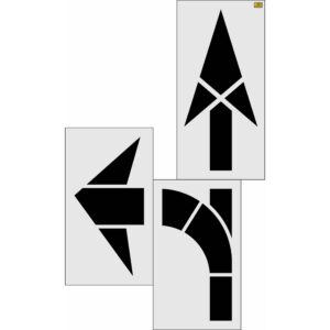 160" South Carolina DOT Combo Arrow Stencil