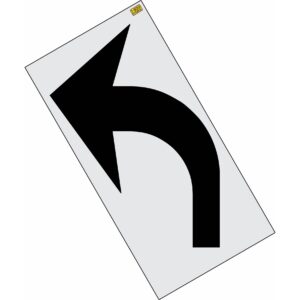 100" South Carolina DOT No Bridging Turn Arrow Stencil
