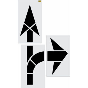 153" Texas DOT Combo Arrow Stencil