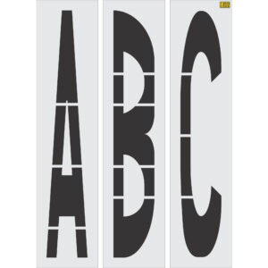96" x 16" Virginia DOT Alphabet Kit Stencil