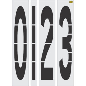 72" Washington DOT Number Stencil Kit