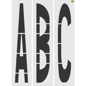 96" Washington DOT Alphabet Kit Stencil