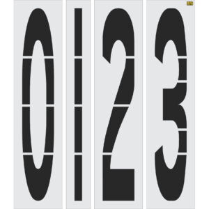 96" Texas DOT Number Stencil Kit