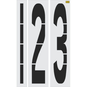 100" Wyoming DOT Number Stencil Kit