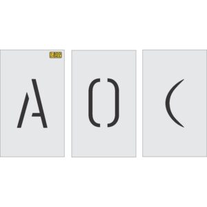 2" Alphabet and Number Mega Kit Stencil