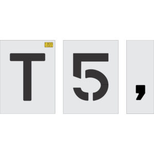 8" Alphabet and Number Mega Kit Stencil