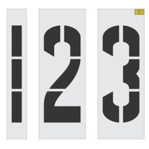 42" x 12" Number Kit Stencil