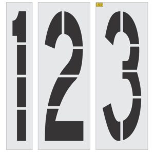60" x 18" Number Kit Stencil