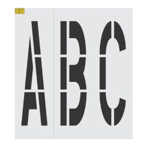 60" x 16" Alphabet Kit Stencil