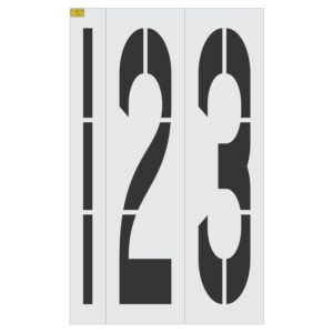 84" Regular Number Kit Stencil