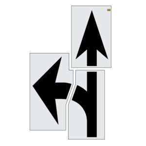 153" Florida DOT Combo Arrow Stencil