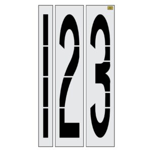96" Illinois DOT Number Stencil Kit