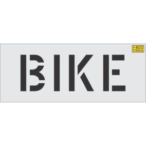 6" BIKE Stencil