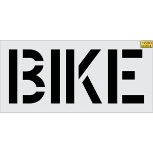 18" BIKE Stencil