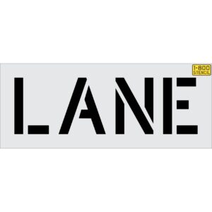 12" LANE Stencil