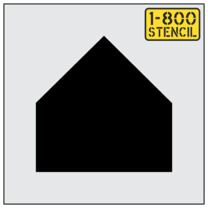 17" Baseball Home Plate Diamond Stencil Set