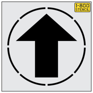 42" Industrial Straight Arrow Stencil