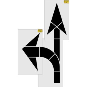 156" Sams Club Open Combo Arrow Stencil