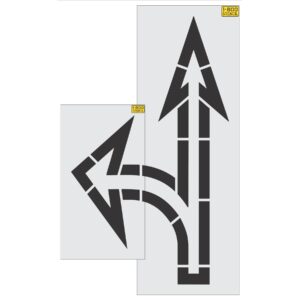 102" Sams Club Open Combo Arrow Stencil