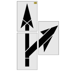 177" Alabama DOT Combo Arrow Kit Stencil