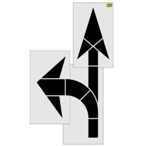 156" Colorado DOT Combo Arrow Stencil