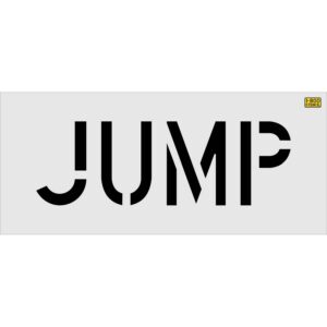 12" Chicago DOT JUMP Stencil