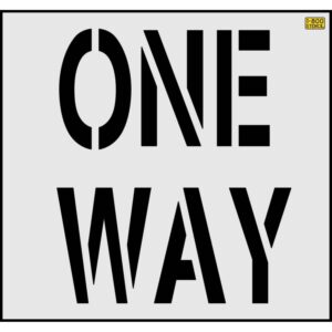 14" Cincinnati DOT LANE Stencil