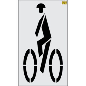 72" Guam DOT Bike Lane Stencil