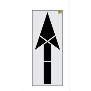 114" Maryland DOT Straight Arrow Stencil