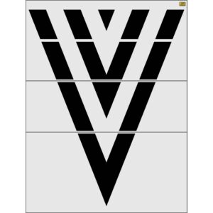 144" Maryland DOT Speed Bump Symbol Stencil