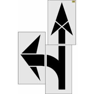153" Missouri DOT Combo Arrow Stencil