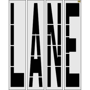 100" Montana DOT LANE Stencil