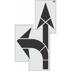 153" Montana DOT Combo Arrow Stencil