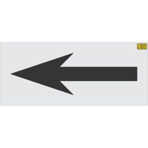 72" North Carolina Bike DOT Straight Arrow Stencil