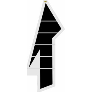 218" Nebraska DOT Lane Drop Arrow Stencil